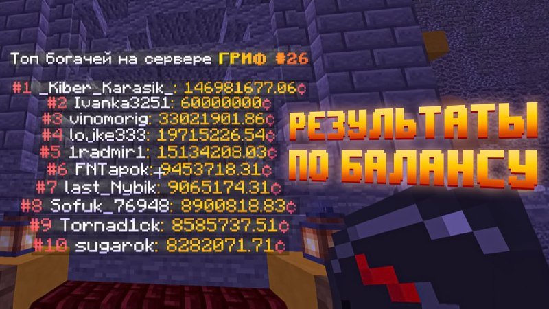 ⛏️Уважаемые игроки, ЛЕТНИЙ ГЛОБАЛЬНЫЙ ВАЙП в самом разгаре, а это значит, что самое время…